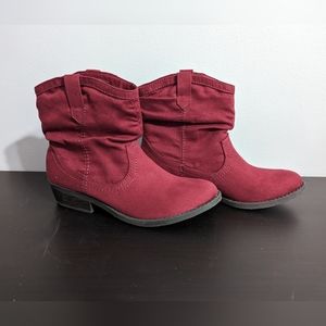 Red Ankle Boots